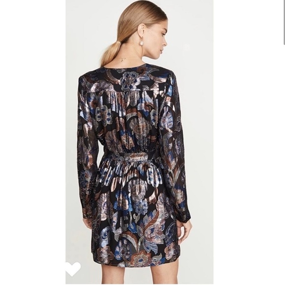 Ramy Brook Lurex Metallic Jacquard Shaina Dress. - Picture 2 of 11